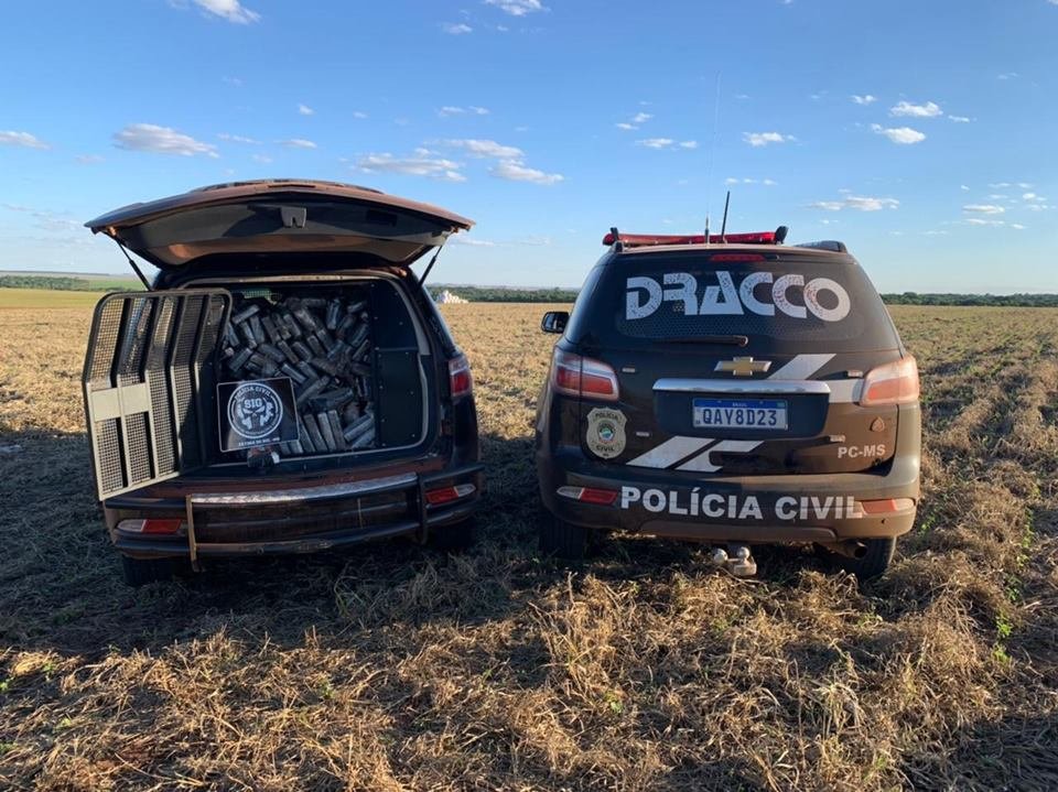 Helicóptero com cocaína cai na divisa do MS e duas pessoas morrem