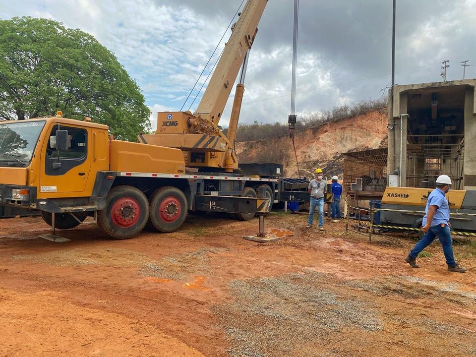 Barragem Engenheiro Avidos, em Cajazeiras, na Paraíba