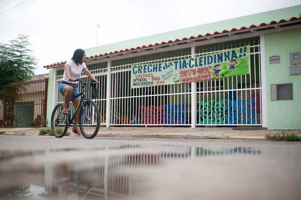 Creche na região de Vila Buritis, em Planaltina, onde um bebê de 6 meses morreu