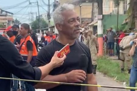Jorge Brandão sobrevivente de prédio que desabou em Nilópolis