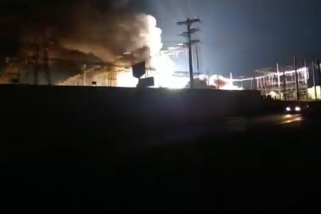 Explosões em subestação da Enel em Anápolis (GO)