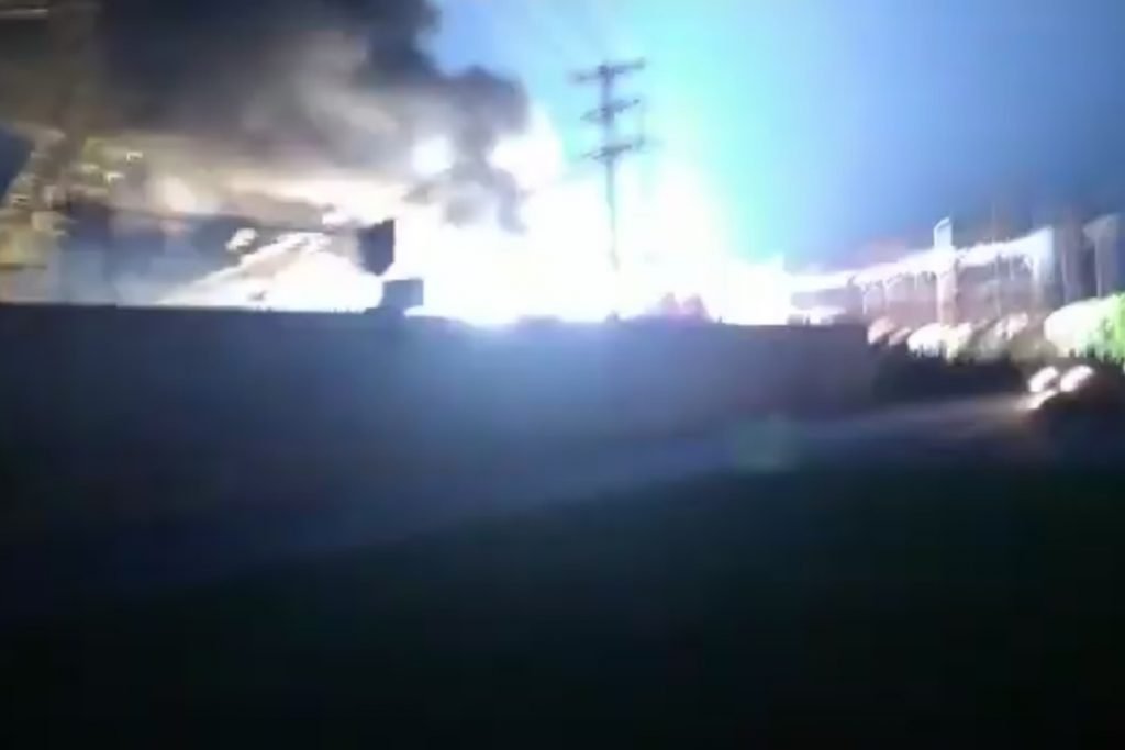 Explosões em subestação da Enel em Anápolis (GO)