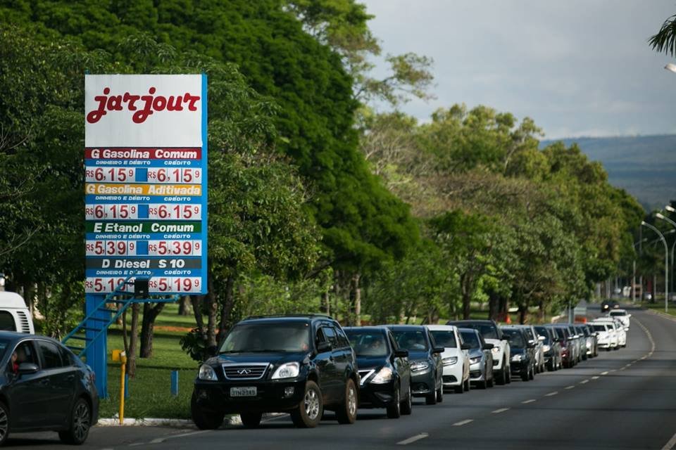 Aumento da gasolina no DF