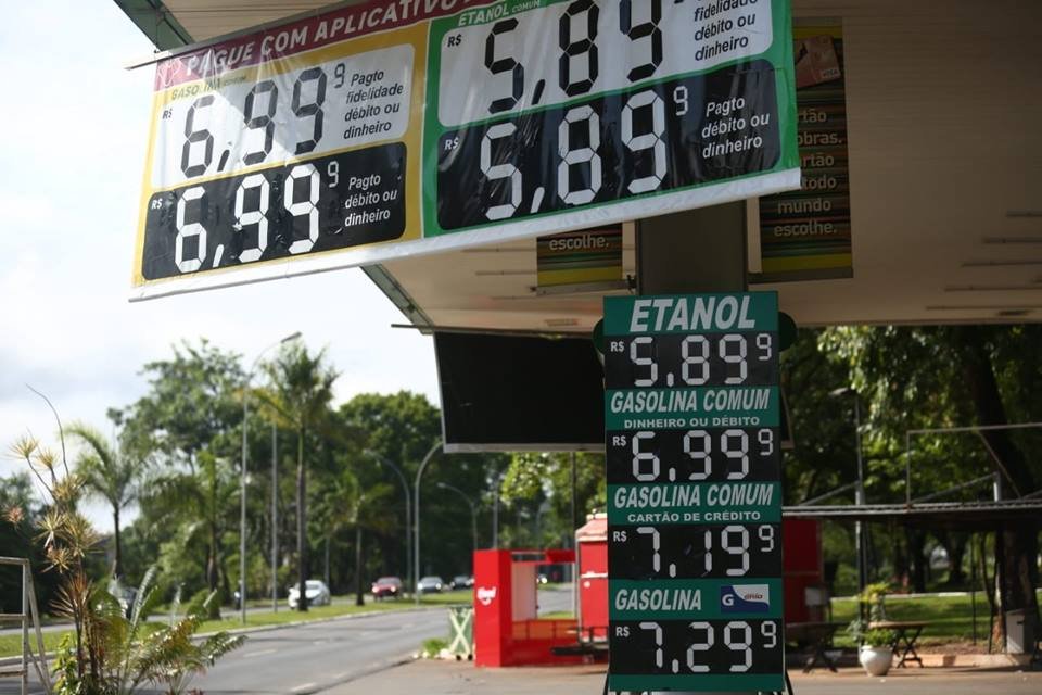 Aumento da gasolina no DF