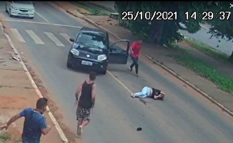 Idosa atropelada em faixa de pedestre em Ceilândia