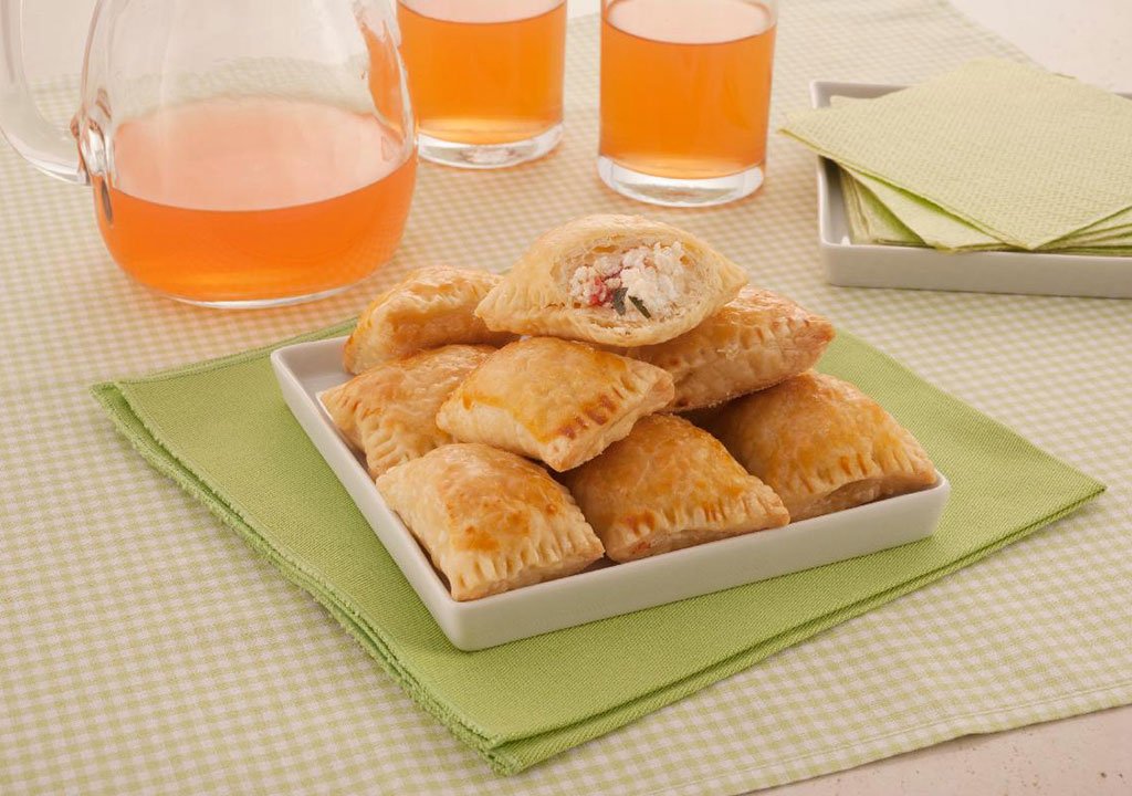 Pastelzinho folhado de ricota