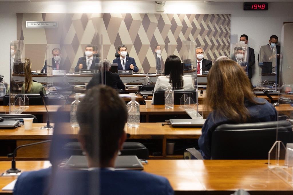 CPI PANDEMIA no senado federal durante votação do relatório