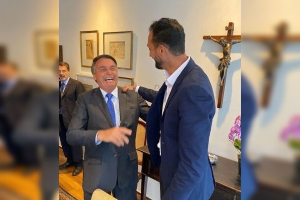Jair Bolsonaro e Maurício Souza