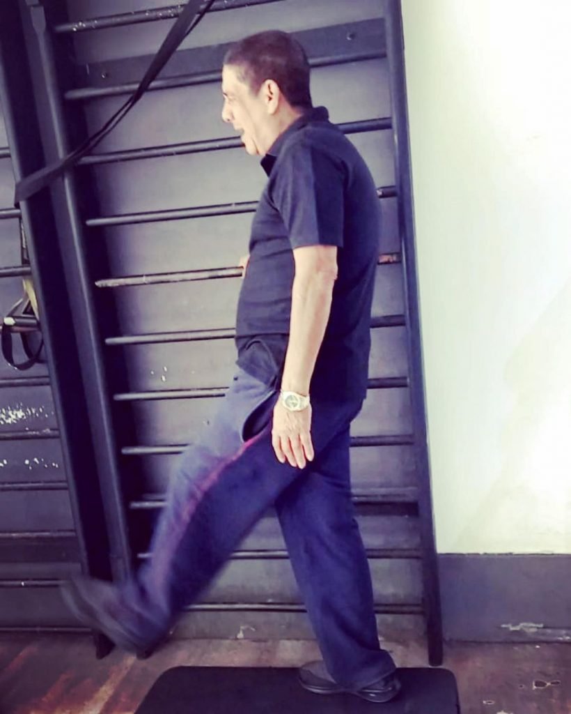 Zeca Pagodinho na academia