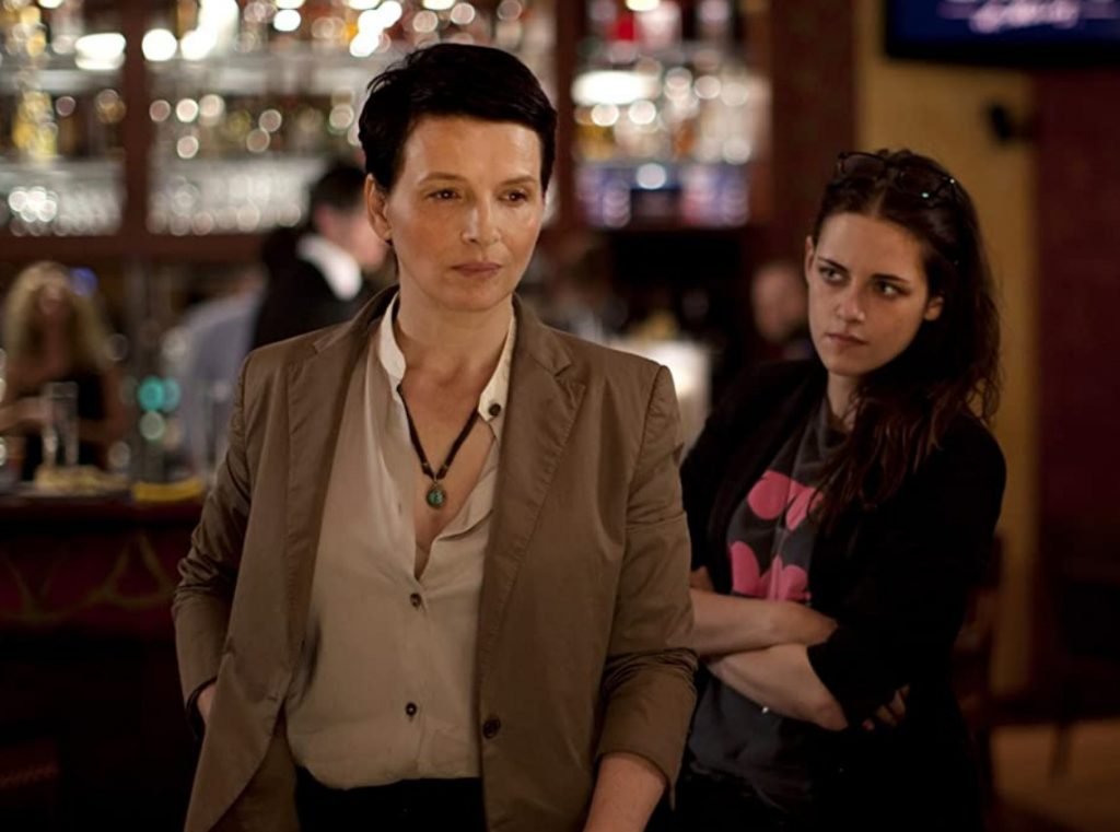 juliette binoche kristen stewart acima das nuvens