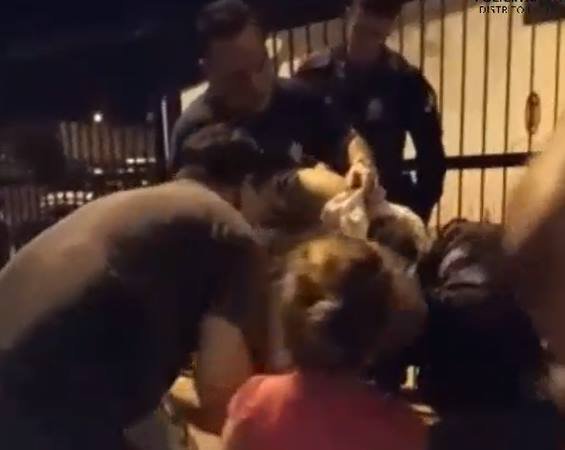 PM salva menina engasgada na Estrutural