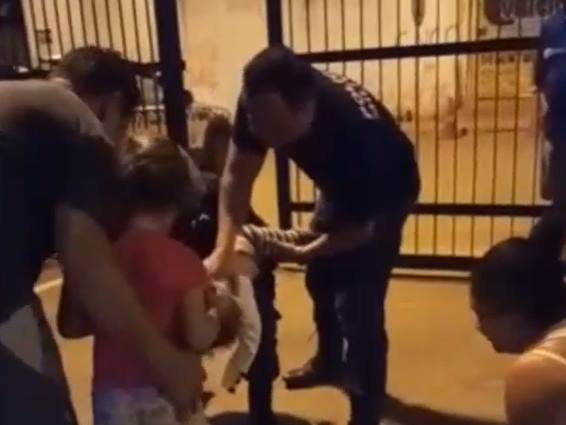PM salva menina engasgada na Estrutural