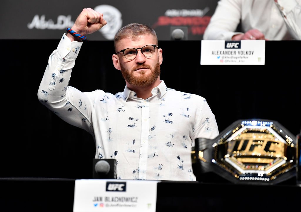 Jan Blachowicz, atual campeão e adversário do brasileiro Glover Teixeira