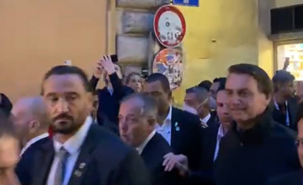 Jair Bolsonaro em Roma