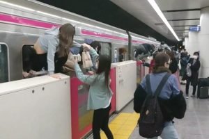 Homem armado com faca ataca e fere 17 pessoas dentro de trem
