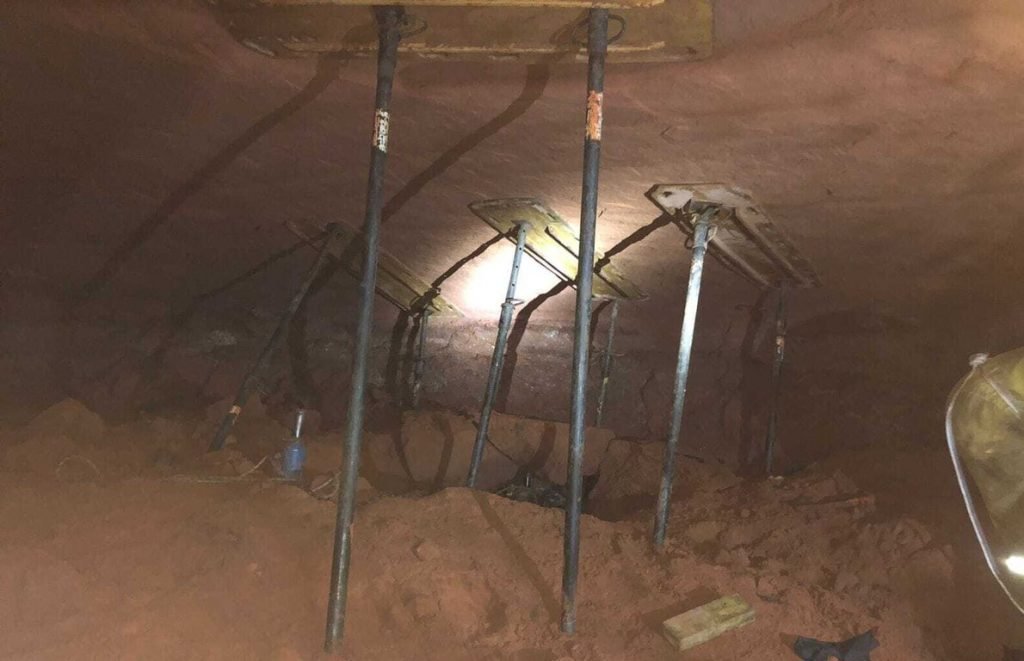 Os bombeiros temem que novos desmoronamentos aconteçam na gruta