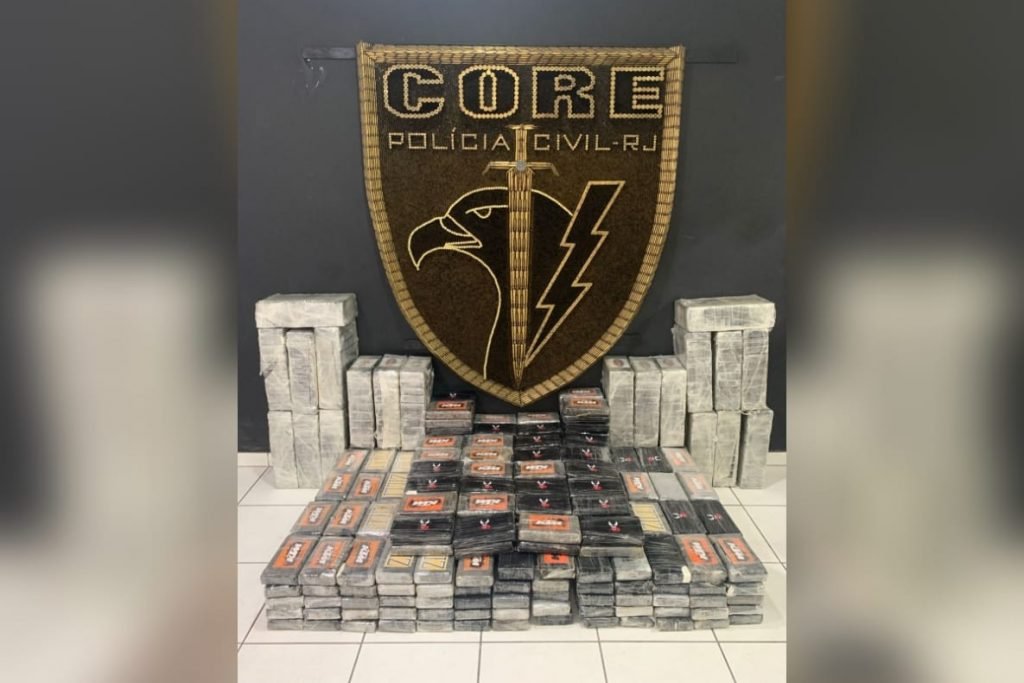 Cocaína apreendida pela Polícia Civil é avaliada em R$ 250 milhões