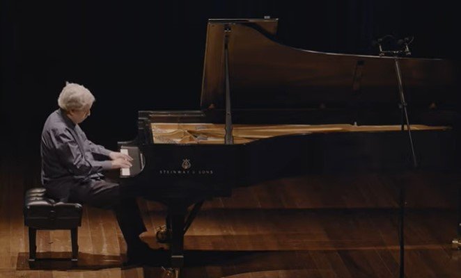 Nelson Freire em recital em Brasília