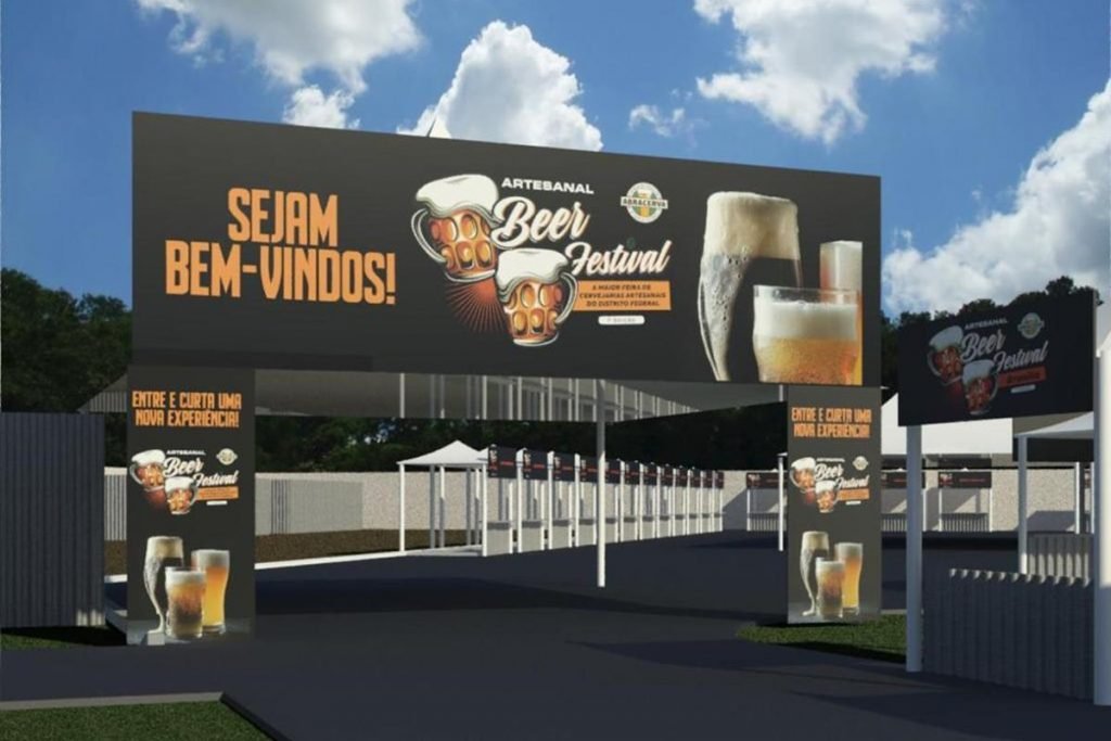 desenho com entrada do Artesanal Beer Festival