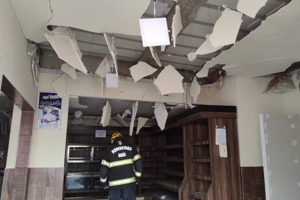 gás explode em padaria de goiás e homem fica com 70% do corpo queimado