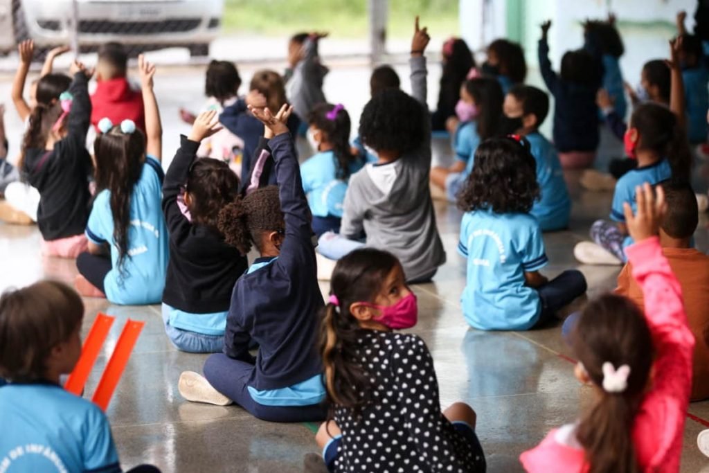 Sala de aula em escola pública