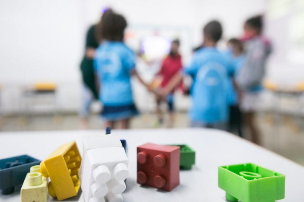 Sala de aula em escola pública