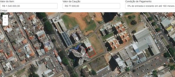 Imóvel licitação Terracap 12/2021