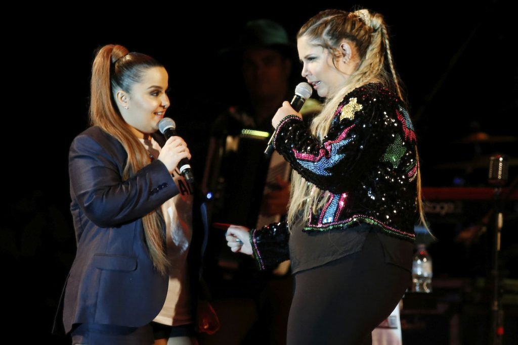 Marília Mendonça durante show
