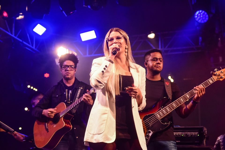 Marília Mendonça no último show, em Água Branca (SP)