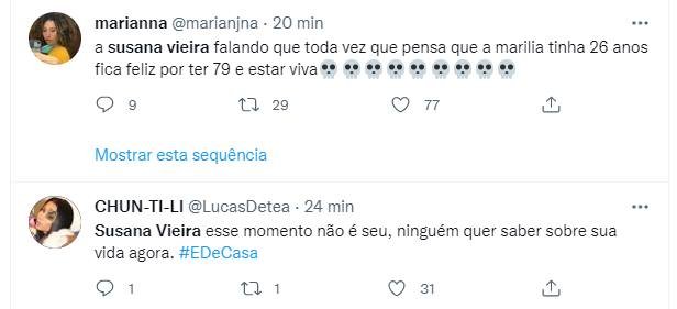 Susana Vieira é detonada na web após morte de Marília Mendonça 2