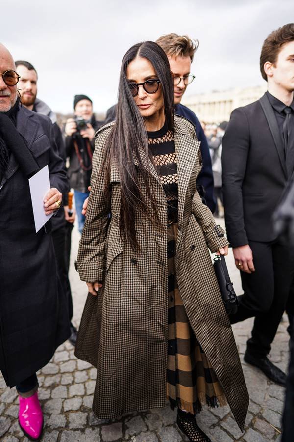 Demi Moore no street style
