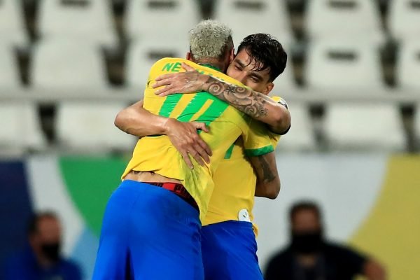 Lucas Paquetá e Neymar