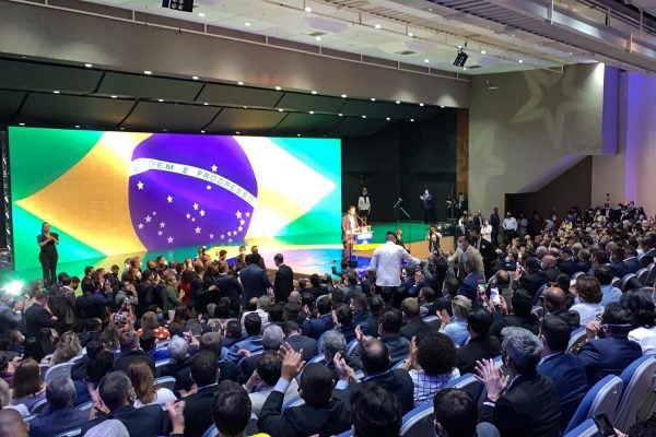 Cerimônia de filiação de Sergio Moro ao Podemos