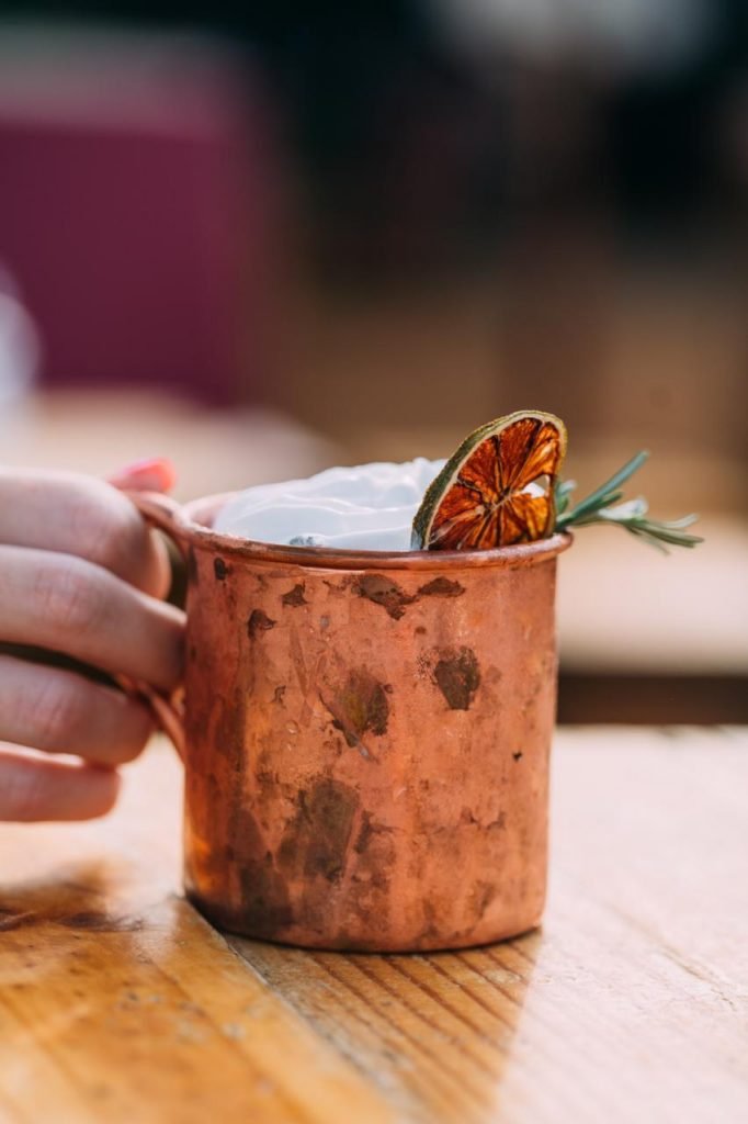 Moscow mule do Wine Garden