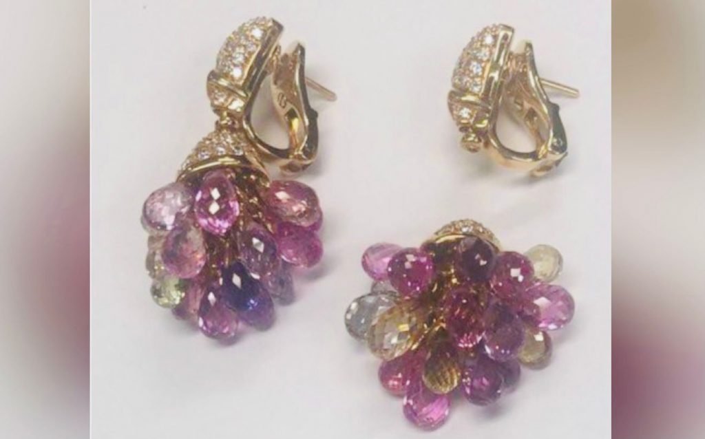 Par de brincos com ouro e diamante de Adriana Ancelmo, avaliado em R$ 20 mil, não ganha lance