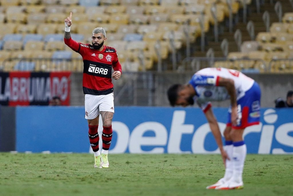 Em jogo contra o Bahia, Flamengo vence segunda seguida no