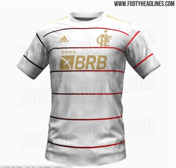 Vazam na web supostas camisas do Flamengo para 2023