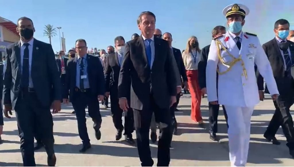 Bolsonaro visita a Dubai Air Show