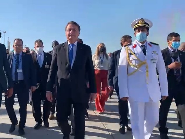 Bolsonaro visita a Dubai Air Show