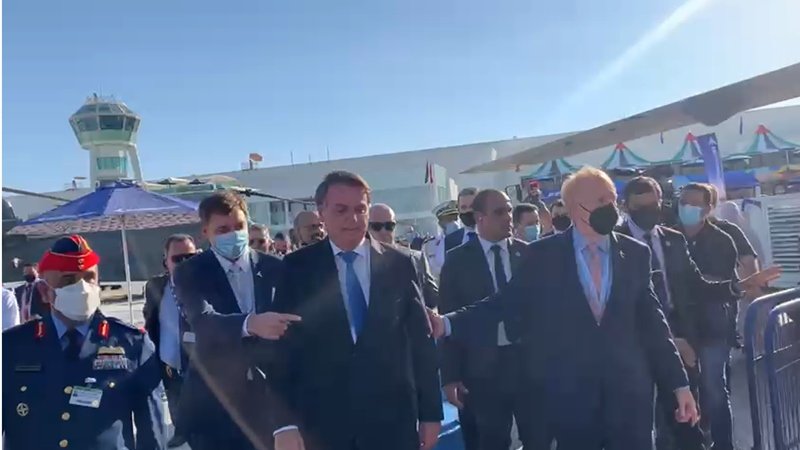 Bolsonaro visita a Dubai Air Show