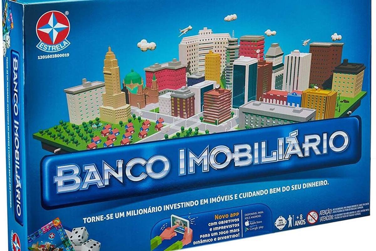 Jogo De Tabuleiro Banco Imobiliário Mundo Estrela Original