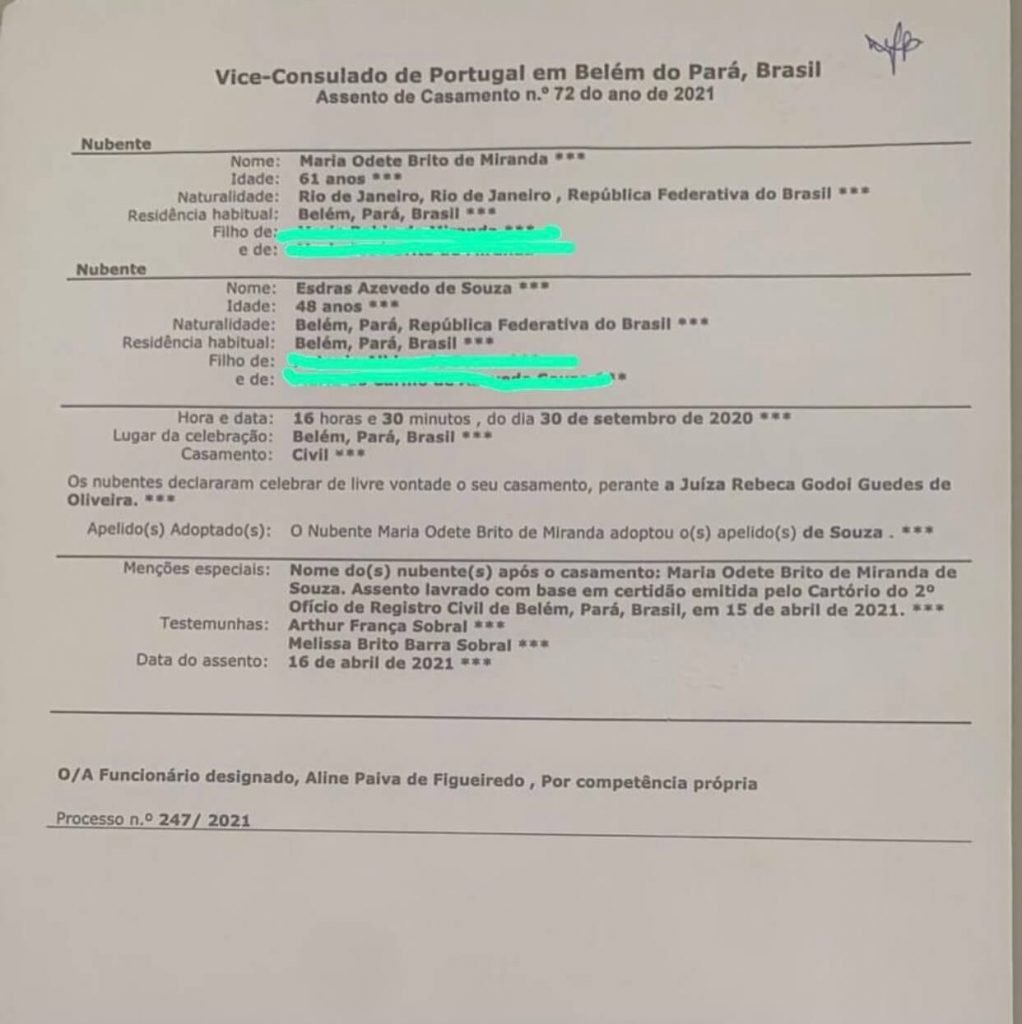 Gretchen oficializa união com 18º marido em Portugal 2