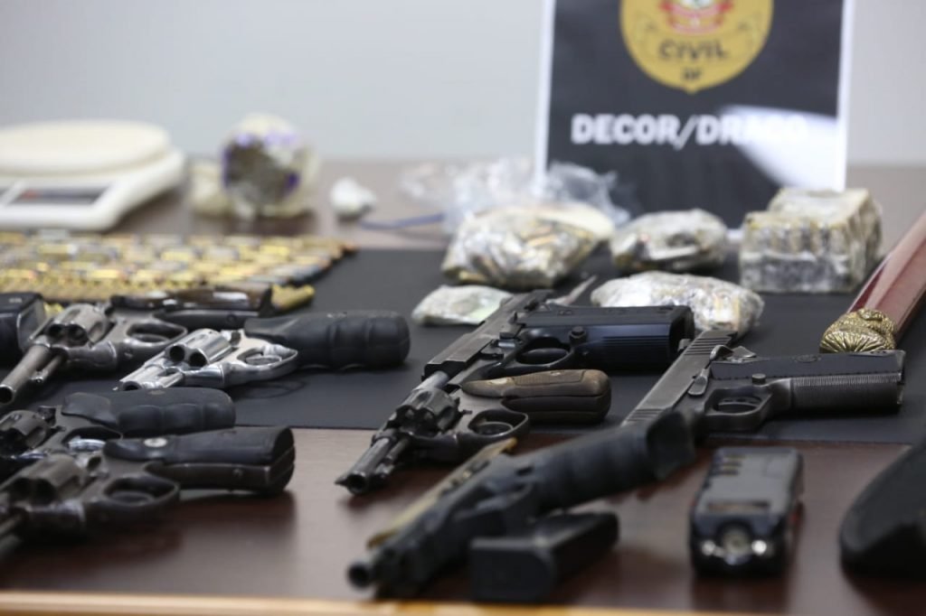 Armas apreendidas com o Comboio do Cão