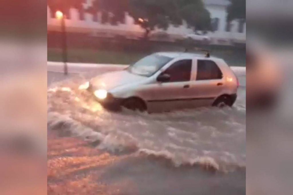 enchente na cidade de goiás