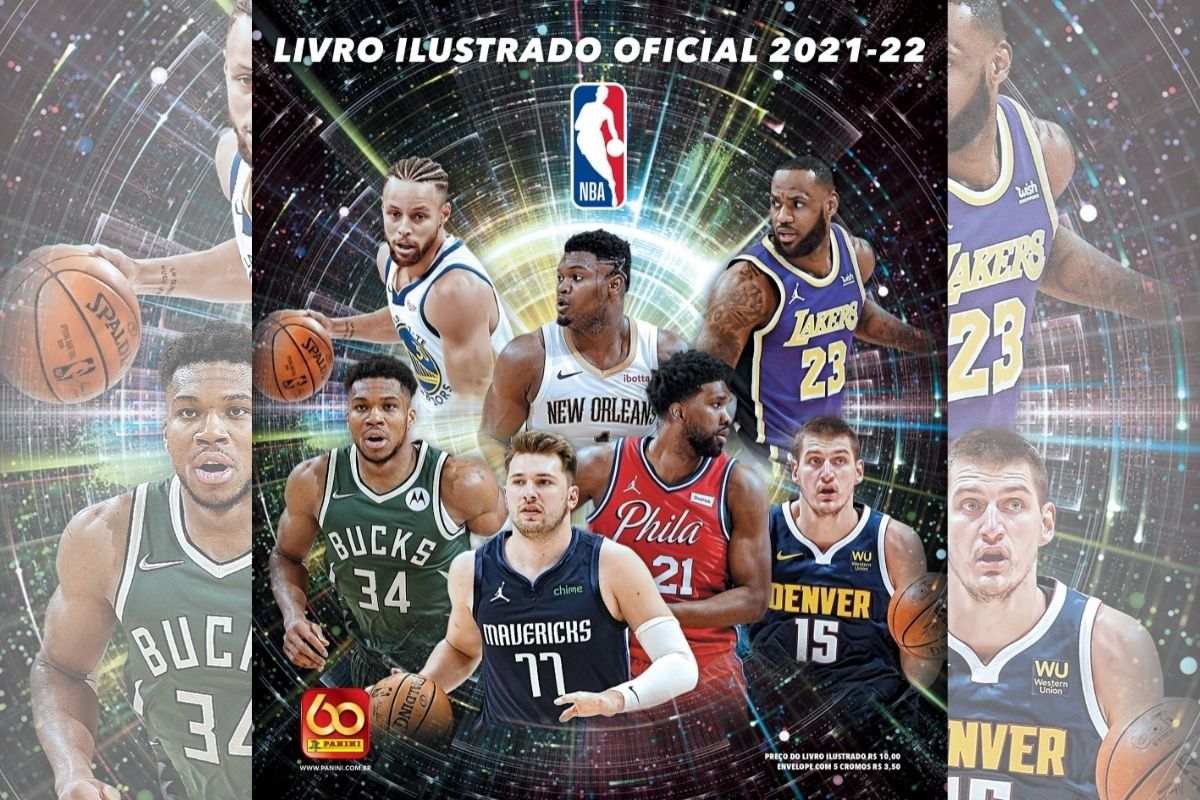 NBA e Panini lançam álbum de figurinhas oficial da temporada 2021-2022