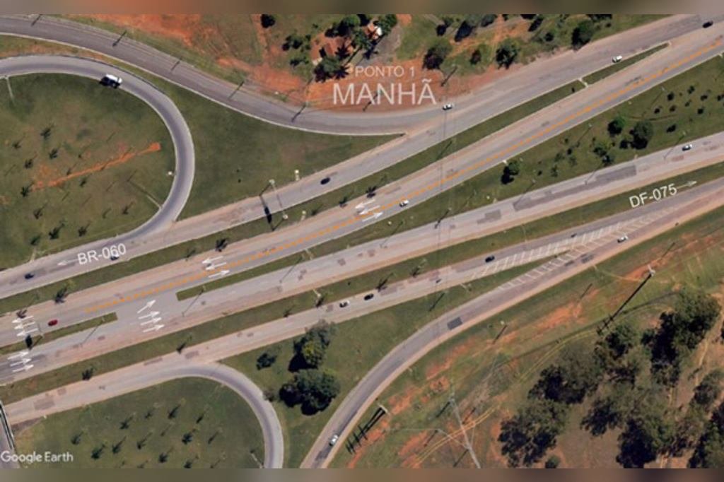 Mapa Estrada Parque Contorno (DF-001)