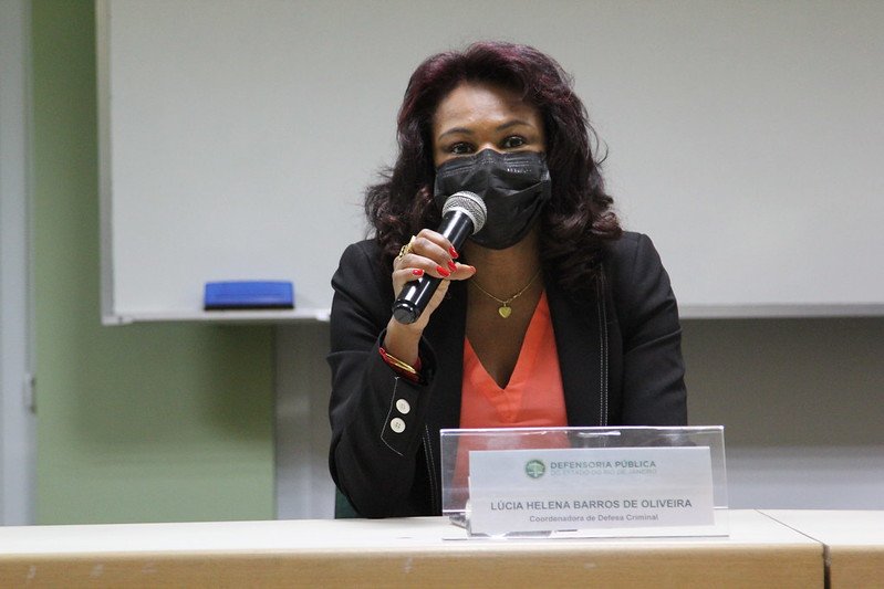 Lucia Helena de Oliveira, coordenadora de Defesa Criminal da Defensoria Pública do Rio