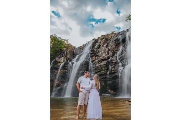 ensaio noivos cachoeira