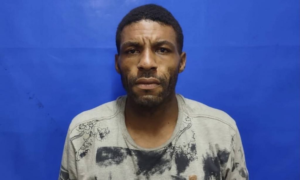 Helton Rodinei de Oliveira Pacheco, foi preso acusado do estupro
