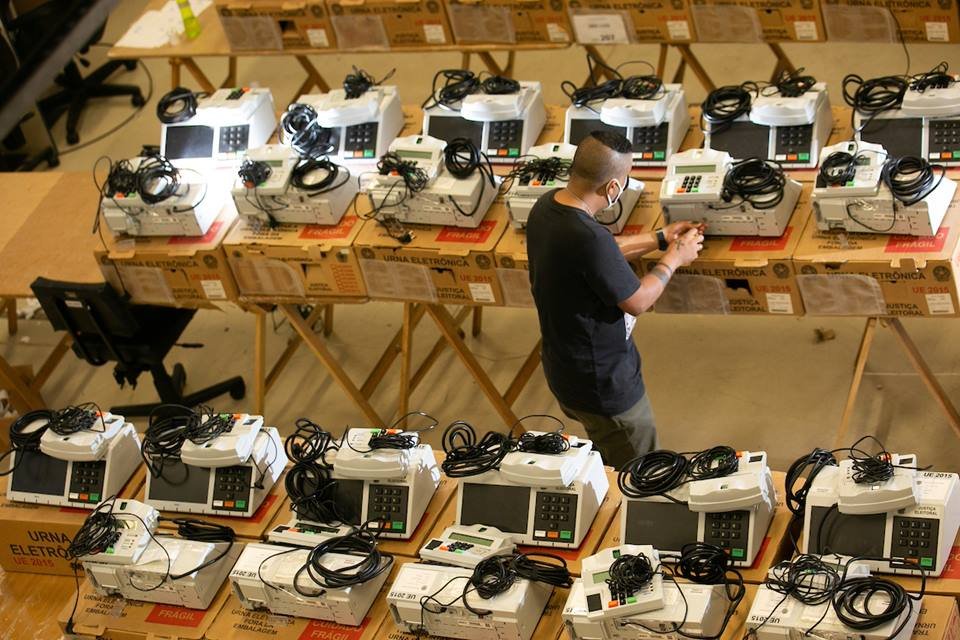 urnas eletrônicas para votação